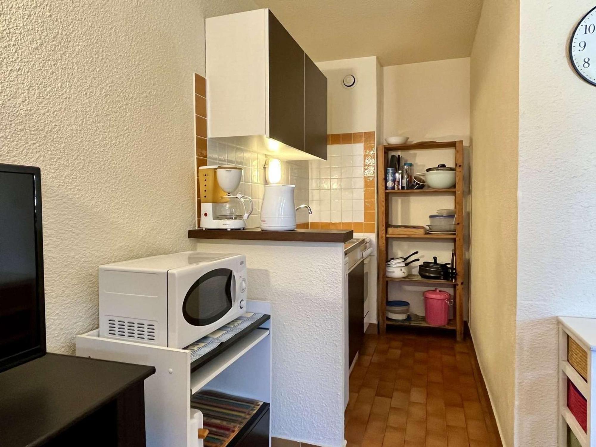 Appartement Studio/Cabine 4 Pers, Proche Plage, Garage Prive - Argeles-Sur-Mer - Fr-1-225-17 Exteriör bild