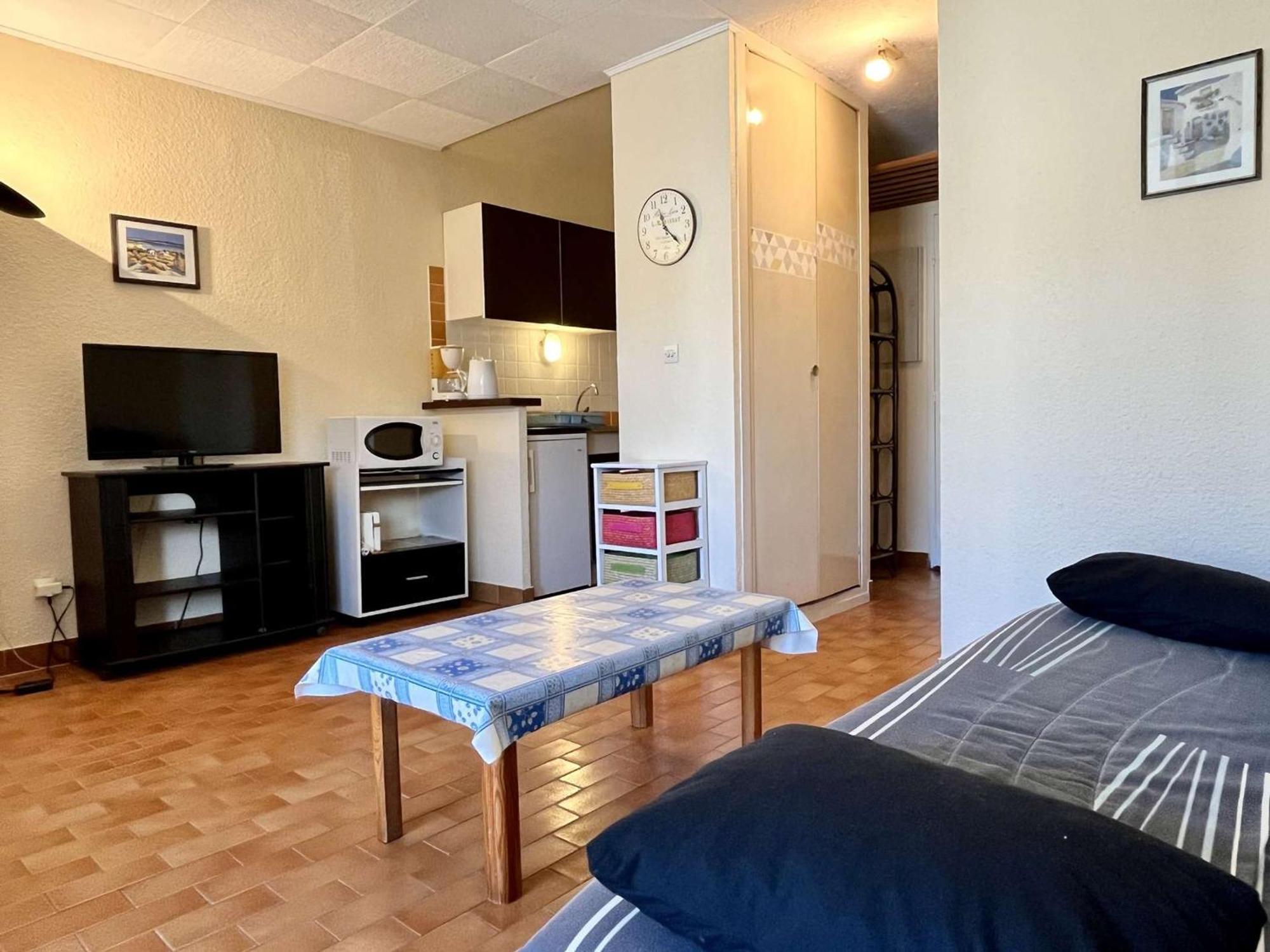 Appartement Studio/Cabine 4 Pers, Proche Plage, Garage Prive - Argeles-Sur-Mer - Fr-1-225-17 Exteriör bild